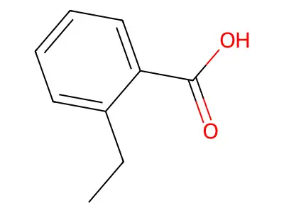 2-Ethylbenzoic acid structure