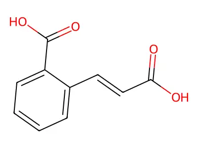 2-(2-Carboxyethenyl)benzoic acid structure