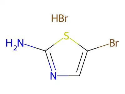 5-Bromo-2-thiazolamine hydrobromide structure