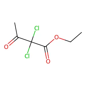 Ethyl 2,2-dichloroacetoacetate structure