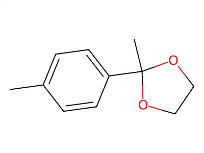 2-Methyl-2-(4-methylphenyl)-1,3-dioxolane structure