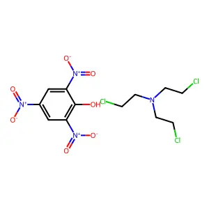 Triethylamine, 2,2',2''-trichloro-, picrate structure