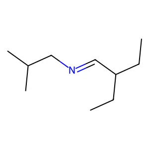 1-Propanamine, N-(2-ethylbutylidene)-2-methyl- structure