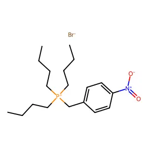 Tributyl(p-nitrobenzyl)phosphonium bromide structure