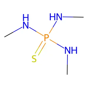 N,N',N''-trimethylphosphorothioic triamide structure