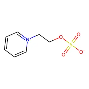 1-(2-(Sulphonatooxy)ethyl)pyridinium structure
