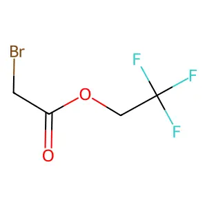 Acetic acid, 2-bromo-, 2,2,2-trifluoroethyl ester structure