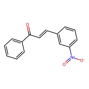 3-Nitrochalcone structure