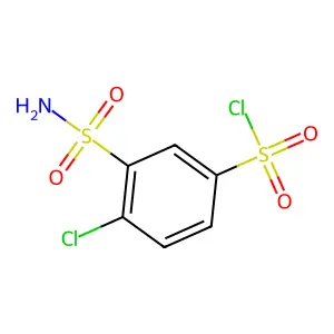 4-Chloro-3-sulphamoylbenzenesulphonyl chloride structure