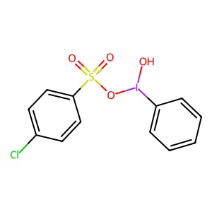 [Hydroxy(phenyl)-lambda3-iodanyl] 4-chlorobenzenesulfonate structure