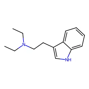 N,N-Diethyltryptamine structure