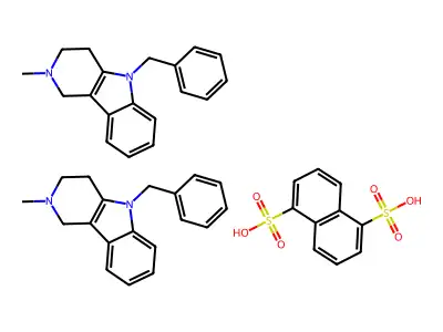 Mebhydrolin Napadisilate structure