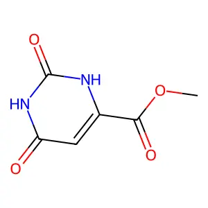 Methyl 1,2,3,6-tetrahydro-2,6-dioxo-4-pyrimidinecarboxylate structure