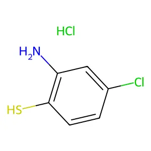 2-Mercapto-5-chloroanilinium chloride structure