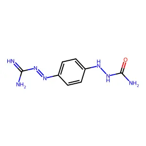 [4-[2-(Diaminomethylidene)hydrazinyl]phenyl]iminourea structure