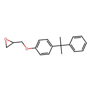 Oxirane, 2-((4-(1-methyl-1-phenylethyl)phenoxy)methyl)- structure