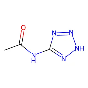 N-2H-Tetrazol-5-ylacetamide structure