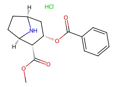 Methyl phenyl 8-azabicyclo[3.2.1]octane-2,3-dicarboxylate structure