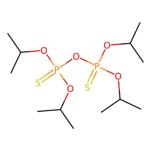 Thiopyrophosphoric acid, tetraisopropyl ester structure