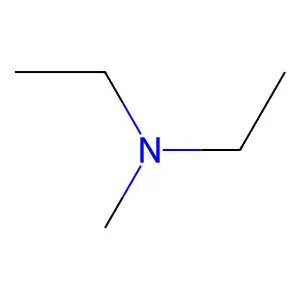 Diethylmethylamine structure