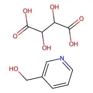 Nicotinyl Alcohol Tartrate structure