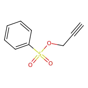 2-Propyn-1-ol, 1-benzenesulfonate structure