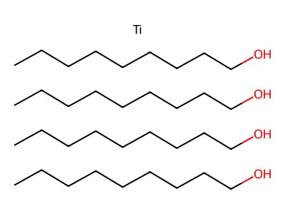 Titanium(4+) nonan-1-olate structure