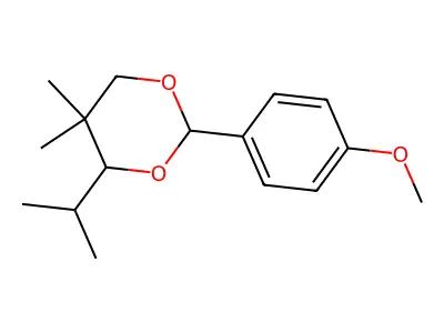 4-Isopropyl-2-(4-methoxyphenyl)-5,5-dimethyl-1,3-dioxane structure