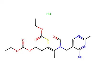 Dicethiamine hydrochloride structure