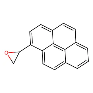 1-Pyrenyloxirane structure