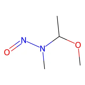 Ethylamine, 1-methoxy-N-methyl-N-nitroso- structure
