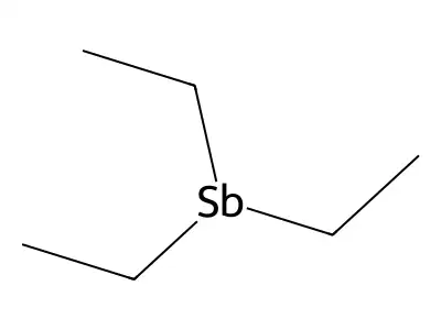 Triethylstibine structure