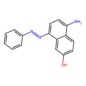 2-Naphthalenol, 5-amino-8-(2-phenyldiazenyl)- structure