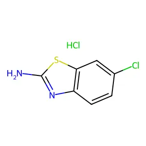 2-Benzothiazolamine, 6-chloro-, hydrochloride (1:1) structure