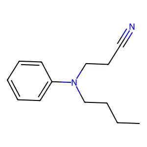 3-(Butylphenylamino)propanenitrile structure
