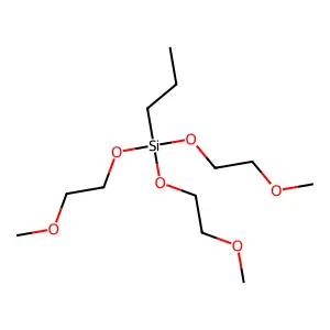 6-(2-Methoxyethoxy)-6-propyl-2,5,7,10-tetraoxa-6-silaundecane structure