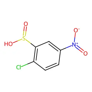 2-Chloro-5-nitrobenzenesulphinic acid structure