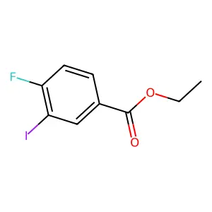 Benzoic acid, 4-fluoro-3-iodo-, ethyl ester structure