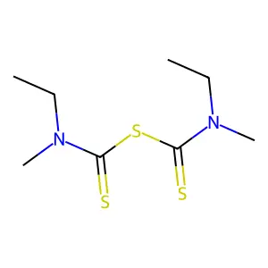 Ethylmethylthiocarbamic thioanhydride structure