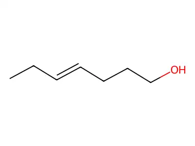 (Z);-Hept-4-en-1-ol structure