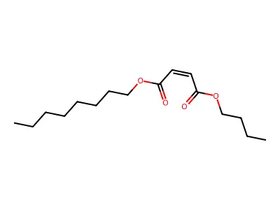 1-O-butyl 4-O-octyl but-2-enedioate structure