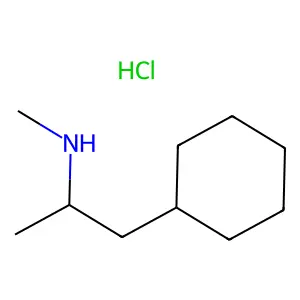Propylhexedrine hydrochloride, (R)- structure