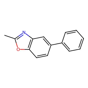 Benzoxazole, 2-methyl-5-phenyl- structure