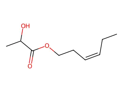 (Z)-Hex-3-en-1-yl 2-hydroxypropanoate structure