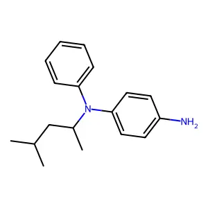 N-(4-Methylpentan-2-yl)-N-phenylbenzene-1,4-diamine structure