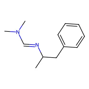 FORMAMIDINE, N,N-DIMETHYL-N'-(alpha-METHYLPHENETHYL)- structure