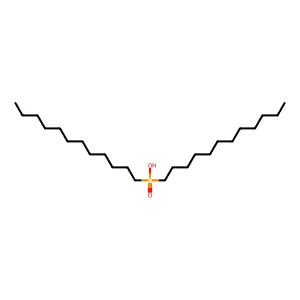 Didodecylphosphinic acid structure