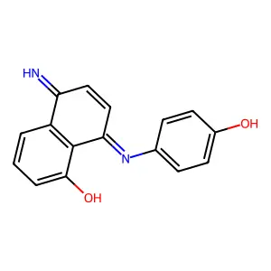 4-((4-Amino-8-hydroxy-1-naphthyl)imino)cyclohexa-2,5-dien-1-one structure