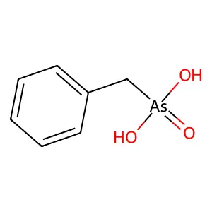 Arsonic acid, (phenylmethyl)- structure
