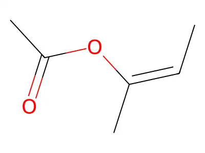2-Acetoxy-2-butene structure